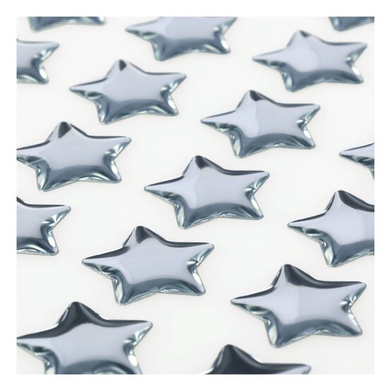 Silver Star Epoxy Stickers 36 Pack  image number 2