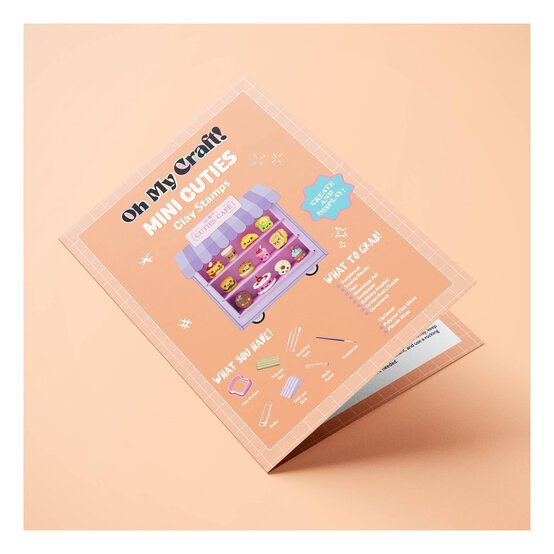 Oh My Craft! Mini Cuties Clay Stamps Kit image number 5