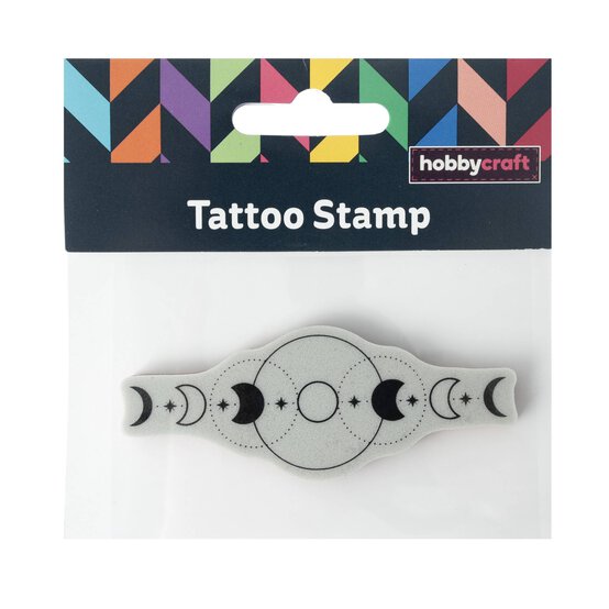 Geometric Moon Tattoo Cling Stamp image number 4