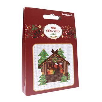 Christmas Market Mini Cross Stitch Kit