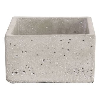 Square Cement Pot 12.5cm