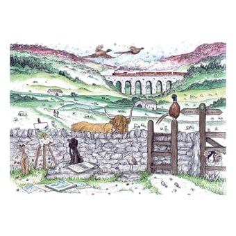 Ravensburger Yorkshire Dales Jigsaw Puzzle 1000 Pieces image number 2