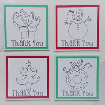 Cricut: How to Make Thank You Colouring Cards