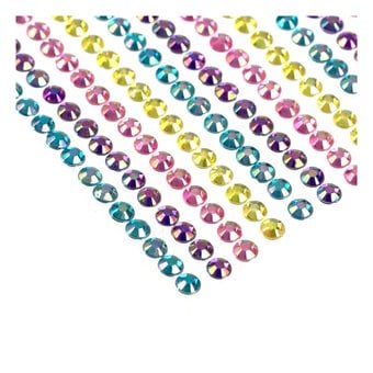 Bright Adhesive Gem Strips 4mm 47 Pack image number 3