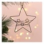 Star Wire Decoration 10cm image number 1