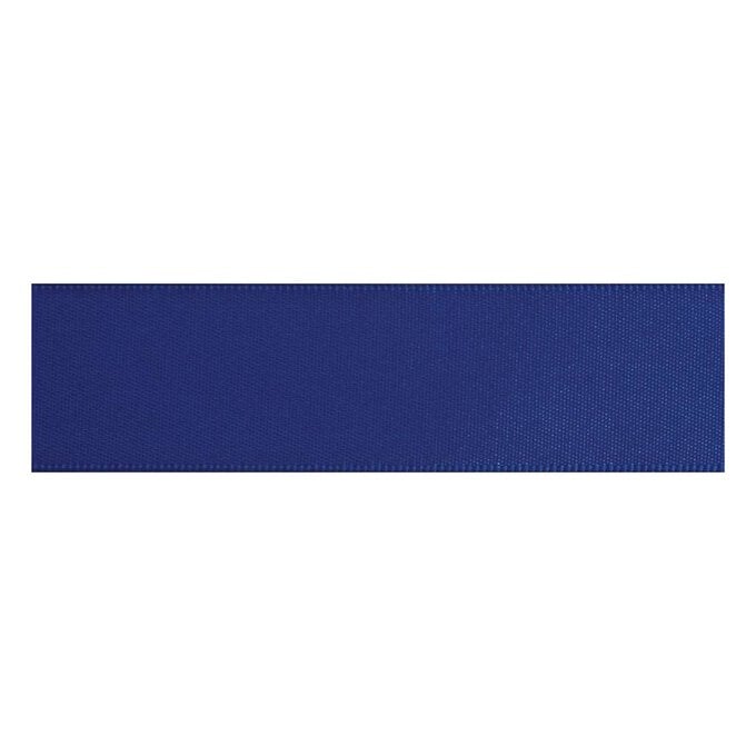 Royal Blue Double-Faced Satin Ribbon 3mm x 5m image number 1