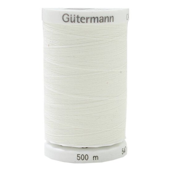 Gutermann White Sew All Thread 500m (111) image number 1
