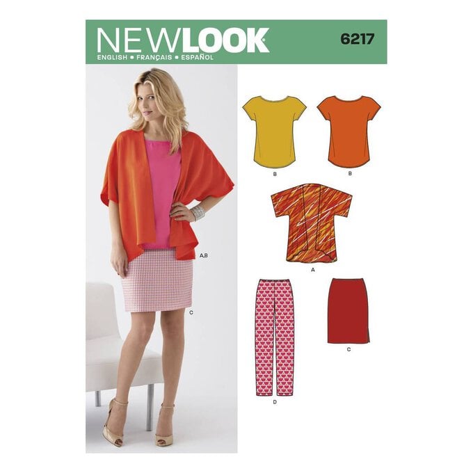 New Look Women's Separates Sewing Pattern 6217 image number 1