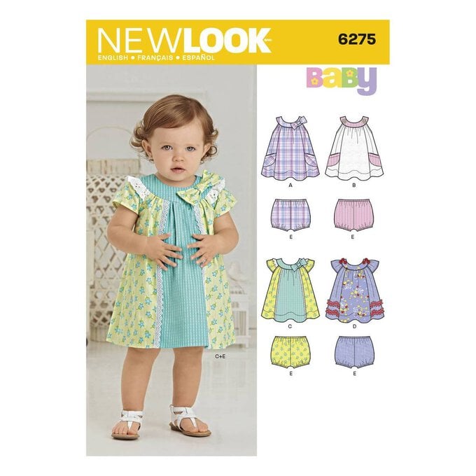 New Look Babies' Dress Sewing Pattern 6275 image number 1