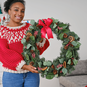 How to Make a Traditional Artificial Christmas Wreath image number 1
