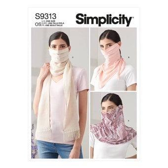Simplicity Face Coverings Sewing Pattern S9313