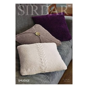 Sirdar Smudge Cushions Digital Pattern 7867