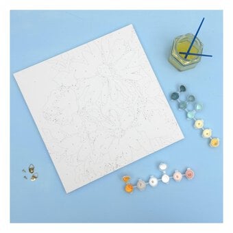 Floral Paint by Numbers Canvas