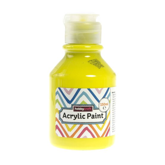 Kids’ Lemon Acrylic Paint 150ml image number 1