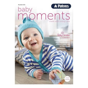 Patons Baby Moments Pattern Book 001