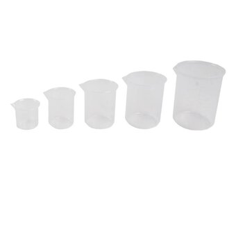 Mixed Pouring Cups 5 Pack