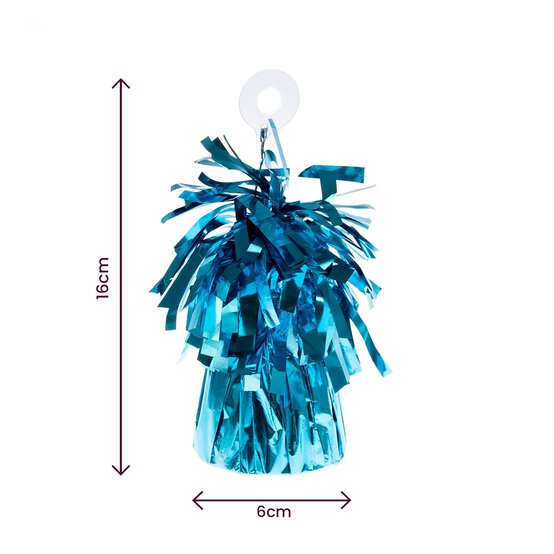 Light Blue Foil Balloon Weight 170g image number 2
