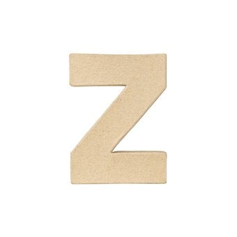 Mini Mache Letter Z 10cm image number 5