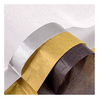 Gold and Silver Tissue Paper 50cm x 75cm 4 Pack image number 2