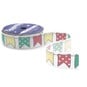 Colourful Bunting Satin Ribbon 19mm x 4m image number 3