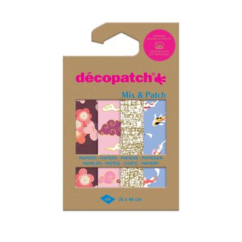 Decopatch Mix and Match Trip to Japan Paper 4 Sheets