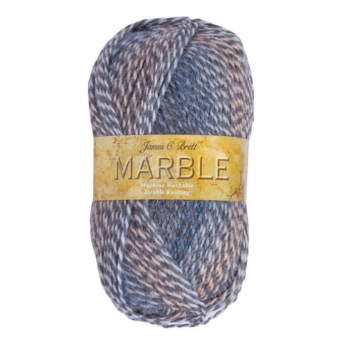 James C Brett Grey Marble Double Knit Yarn 100 g image number 1