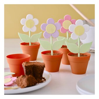 Flowerpot Silicone Moulds 6 Pack
