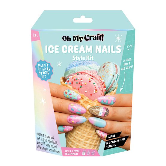 Oh My Craft! Ice Cream Nail Art Mini Kit image number 1