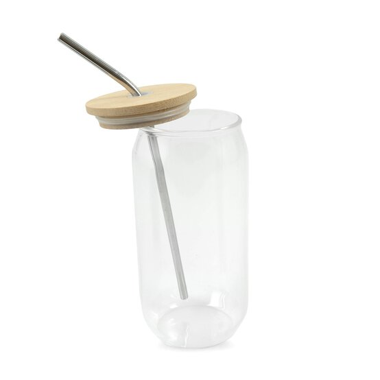 Glass Drinking Jar 500ml image number 3