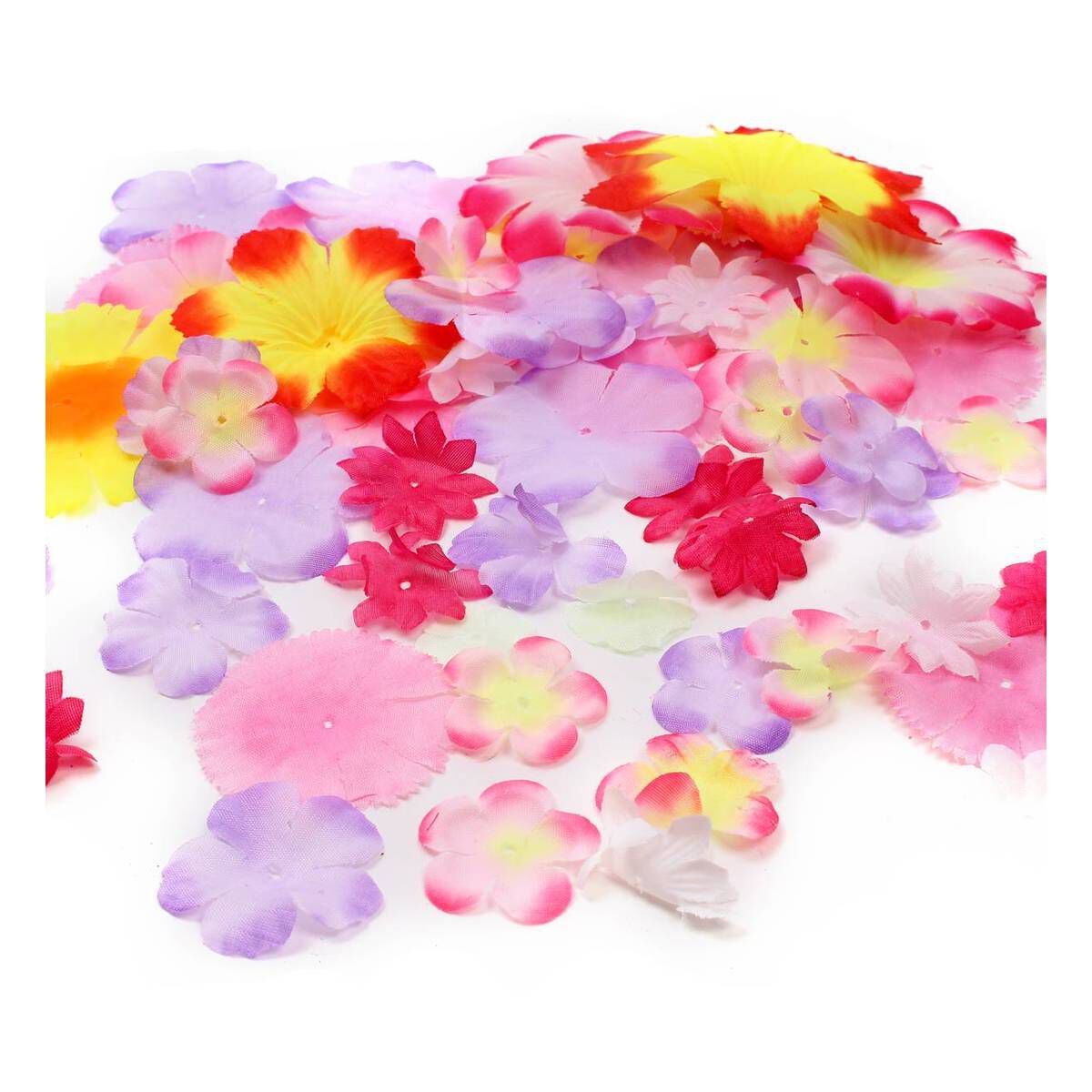Kids Fabric Flowers 100 Pack Hobbycraft