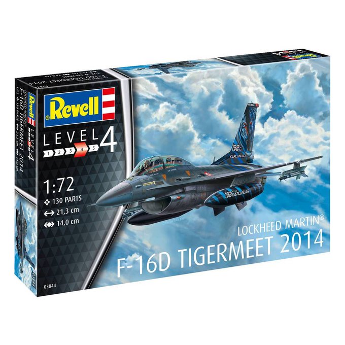 Revell F-16D Tigermeet 2014 Model Kit 1:72 image number 1