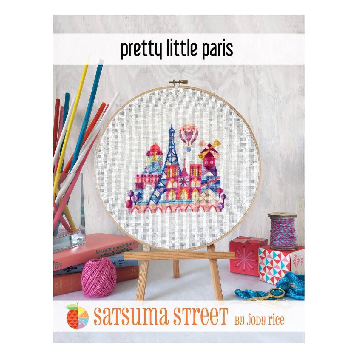 Satsuma Street Pretty Little Paris Cross Stitch Chart Hobbycraft