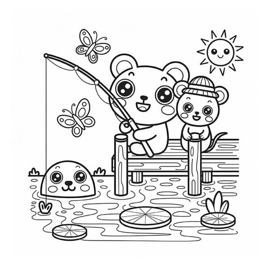 Cute Cozy Colouring: Adventure image number 4
