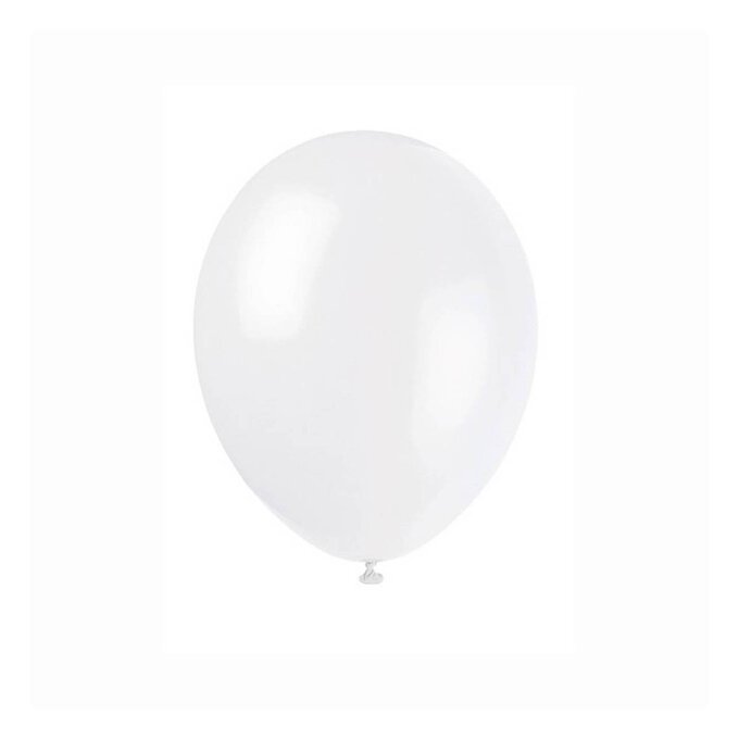 Linen White Latex Balloons 50 Pack image number 1