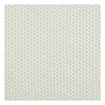Yellow Meadow Cotton Fabric by the Metre image number 2