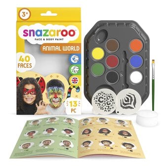 Snazaroo Animal World Face Paint Kit