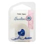 Hemline Royal Blue Crystal Heart Shaped Buttons 5 Pack image number 2