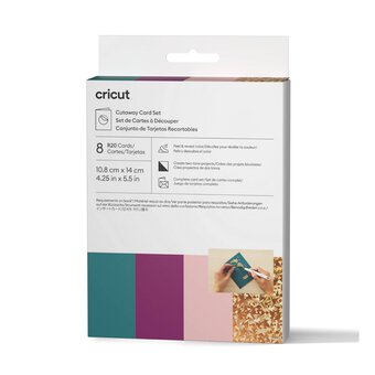 Cricut Joy Corsage Cutaway Cards 4.25 x 5.5 Inches 8 Pack