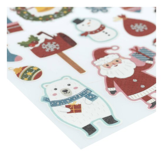 Christmas Silver Detail Fabric Stickers image number 3
