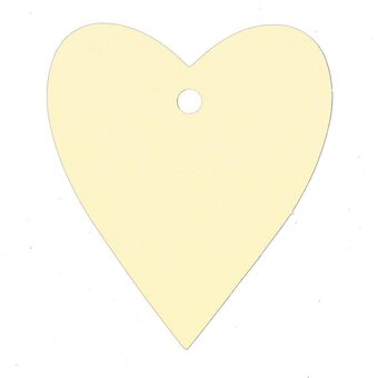 Ivory Heart Tags 7cm 30 Pack image number 3