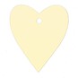 Ivory Heart Tags 7cm 30 Pack image number 3