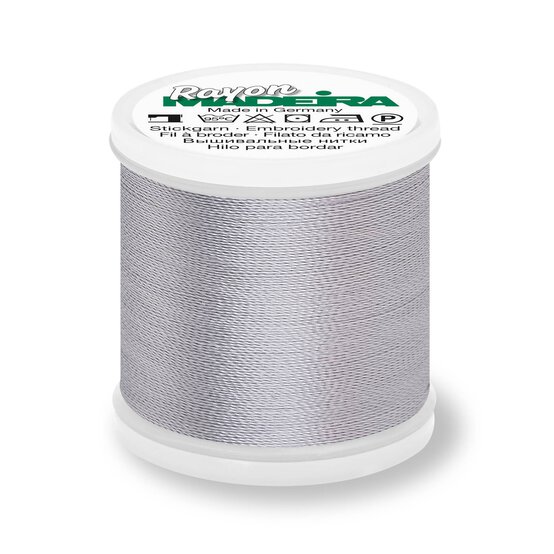Madeira Light Grey Rayon 40 Thread 200m (1087) image number 1