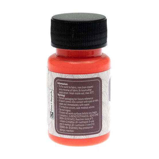 Red Midnight Shine UV Blacklight Paint 50ml image number 3