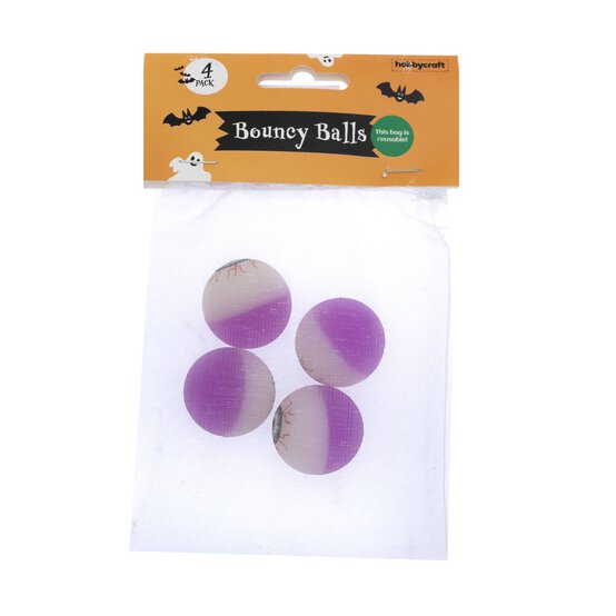 Eyeball Bouncy Balls 4 Pack  image number 3