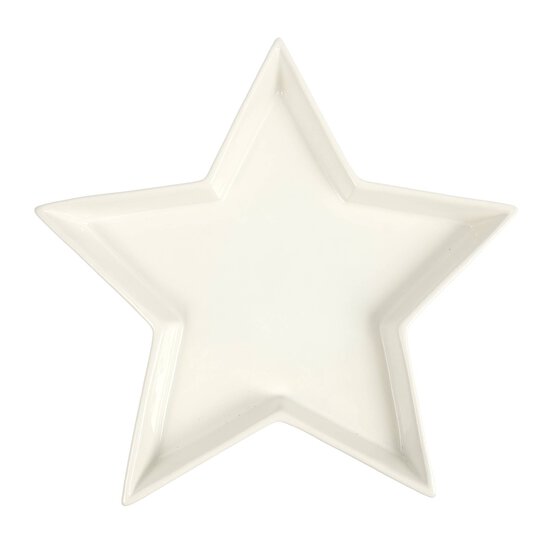 Glazed Star Plate 26.5cm image number 3