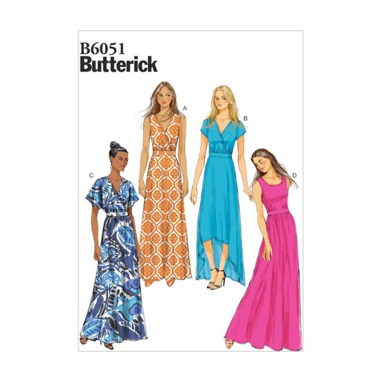 Simplicity Women’s Dress Sewing Pattern B6051 (16-24) image number 1
