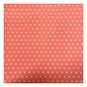 Peach Simple Polka Polycotton Fabric by the Metre image number 2