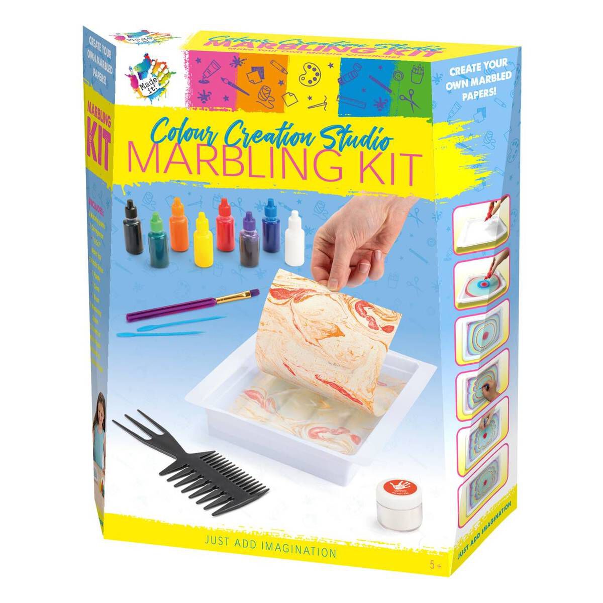 Colour Creation Studio Marbling Kit Hobbycraft