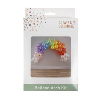 Create & Celebrate Rainbow Balloon Arch Kit