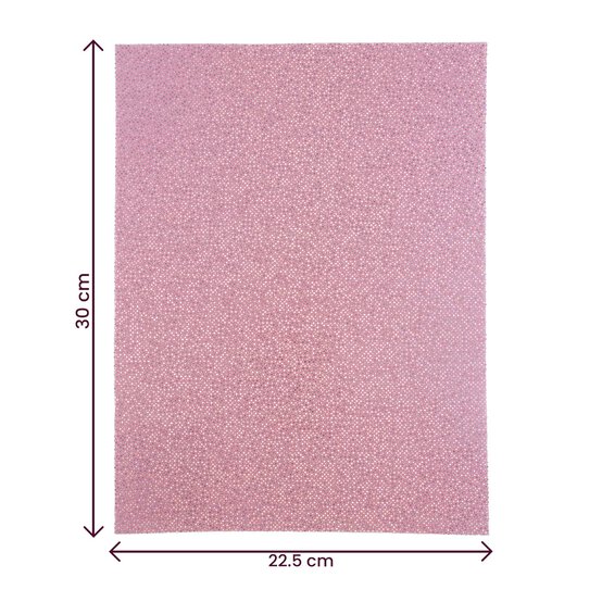 Pink Metallic Spot EVA Foam Sheet 22.5cm x 30cm image number 5
